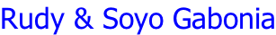 Rudy & Soyo Gabonia