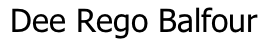 Dee Rego Balfour
